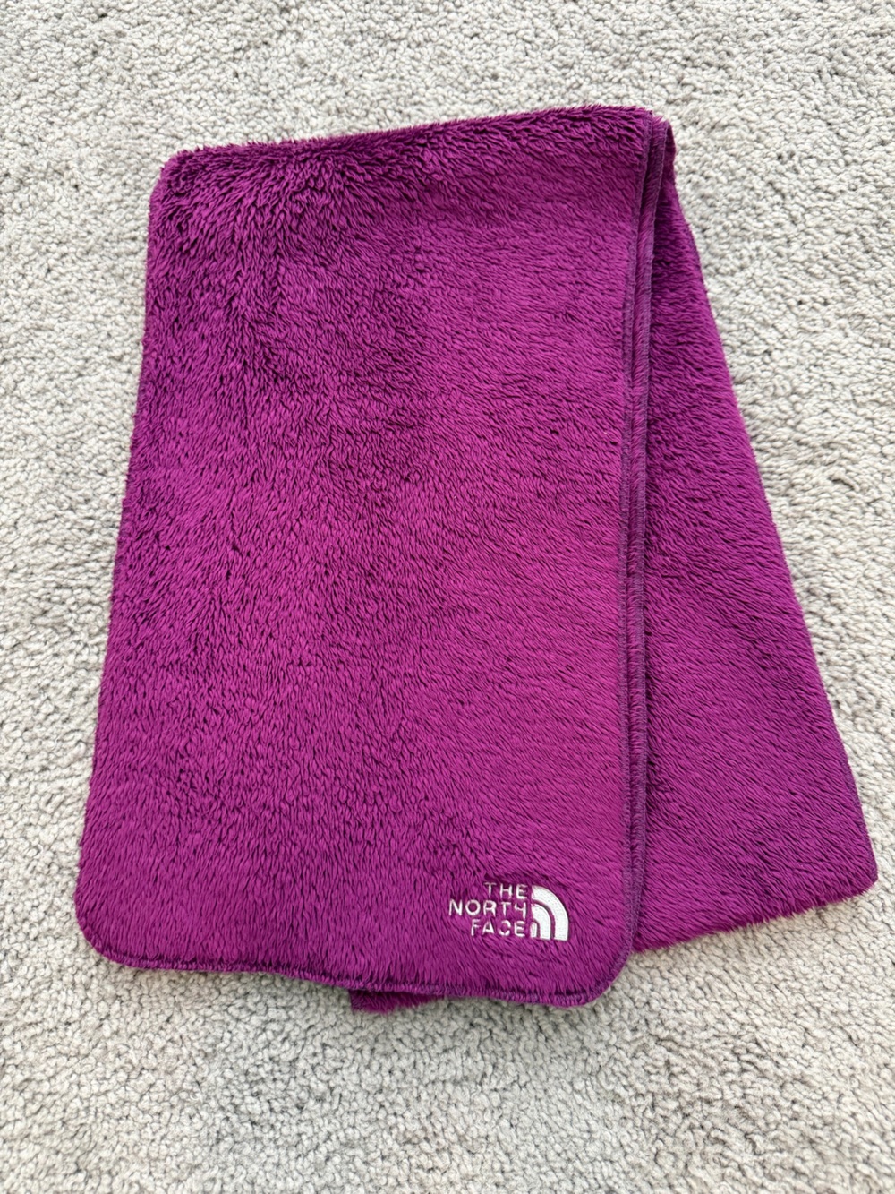 The North Face Plush Purple Scarf